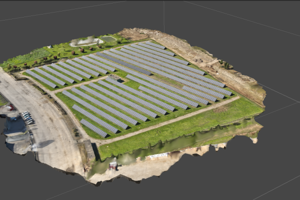 Fotovoltaico esempio modello 3d